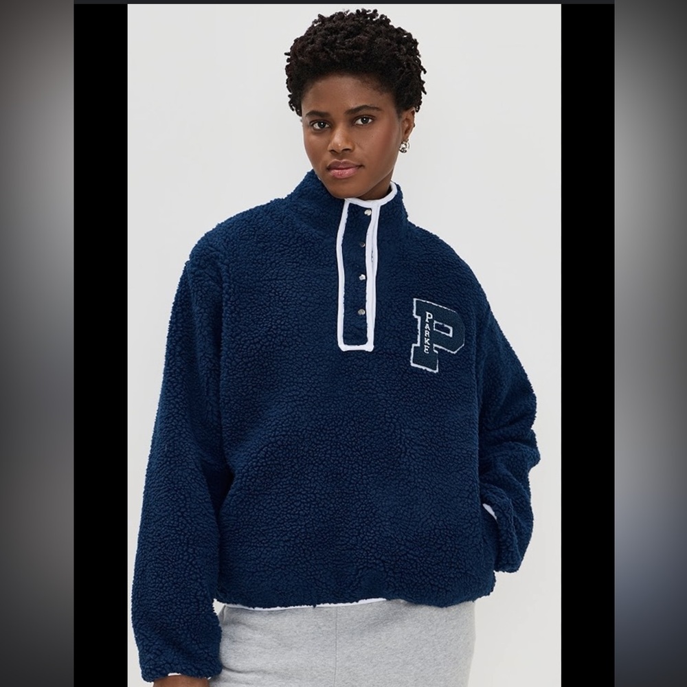 PARKE Chenille Varsity Fleece Sweatshirt